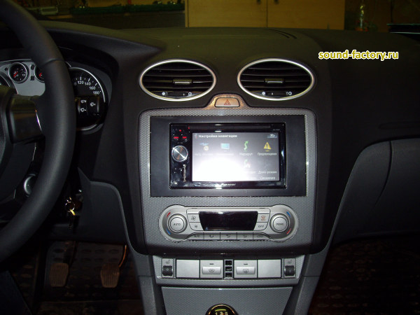 Уставновка: Автомагнитола в Ford Focus II Установка: Автомагнитола в Ford Focus II